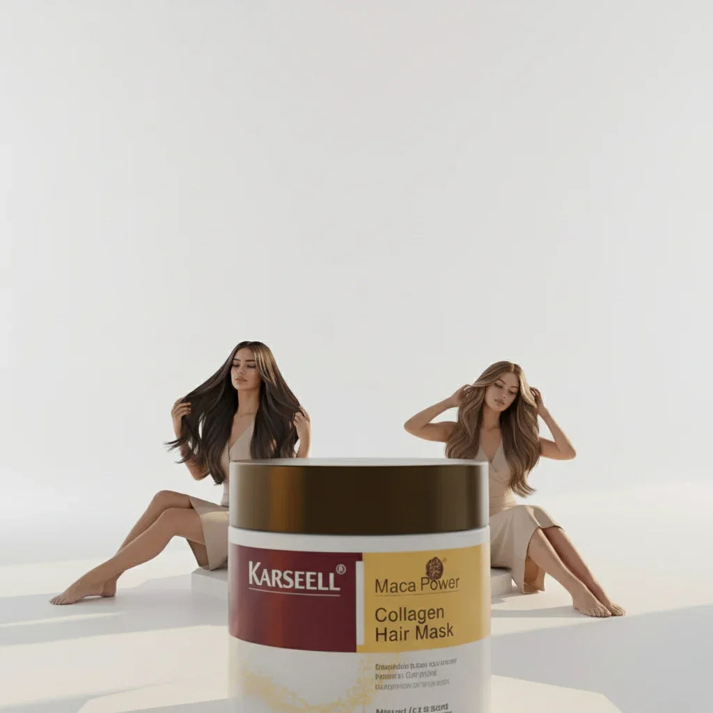 Karseell Collagen – Soin Réparateur Intense à l’Huile d’Argan pour Redonner Vie aux Cheveux Secs et Abîmés
