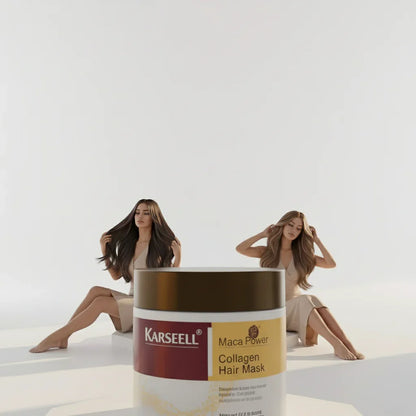 Karseell Collagen – Soin Réparateur Intense à l’Huile d’Argan pour Redonner Vie aux Cheveux Secs et Abîmés