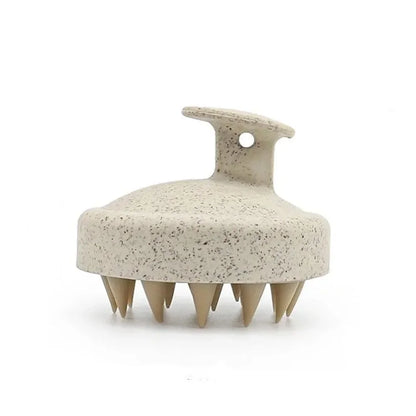 Brosse Massante en Silicone – Soin du Cuir Chevelu et du Corps