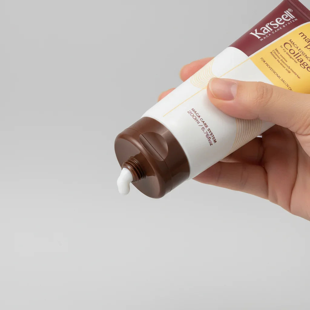 Karseell Collagen – Soin Réparateur Intense à l’Huile d’Argan pour Redonner Vie aux Cheveux Secs et Abîmés